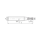Solid carbide milling End mill High-performance machining PM-2ES - Makotools Industrial Supply Tools for Metal Cutting